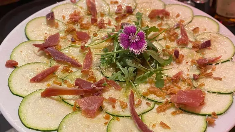 Carpaccio de calabacín