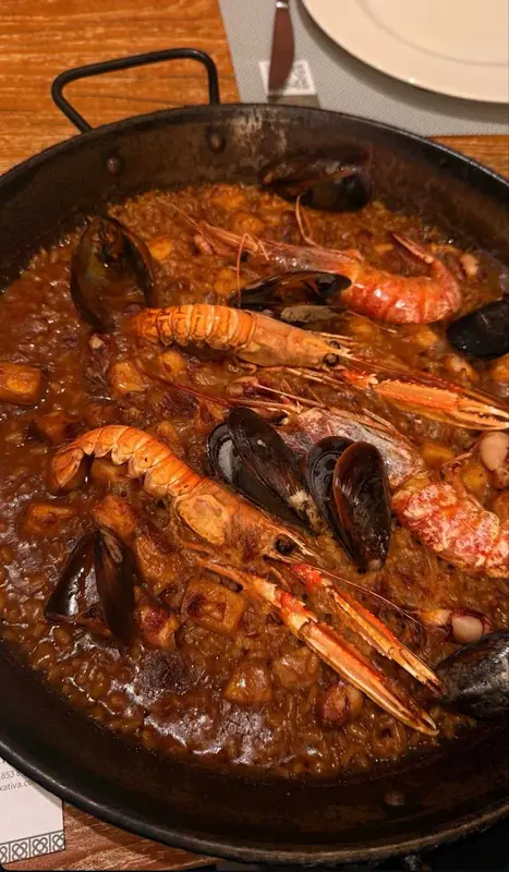 Paella de marisco