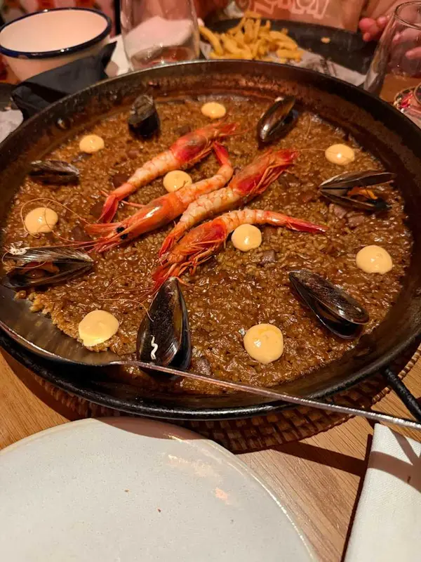 Paella de marisco