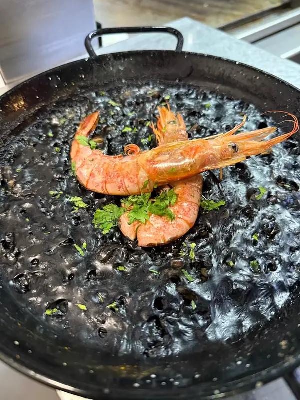 Arroz negro de calamar