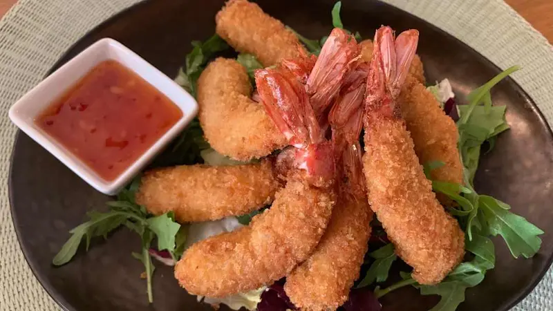 Langostino frito (7un)