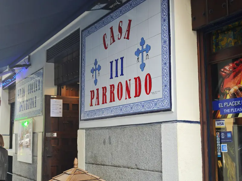 Sidrería Casa Parrondo · Restaurante Asturiano en Madrid — foto 2
