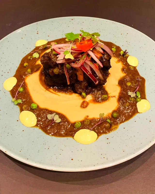 Seco con asado de tira