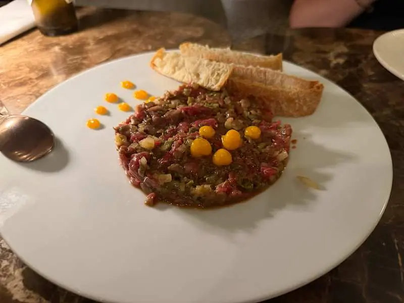 Steak tartar de solomillo de vaca madurada de girona (120 gr.)