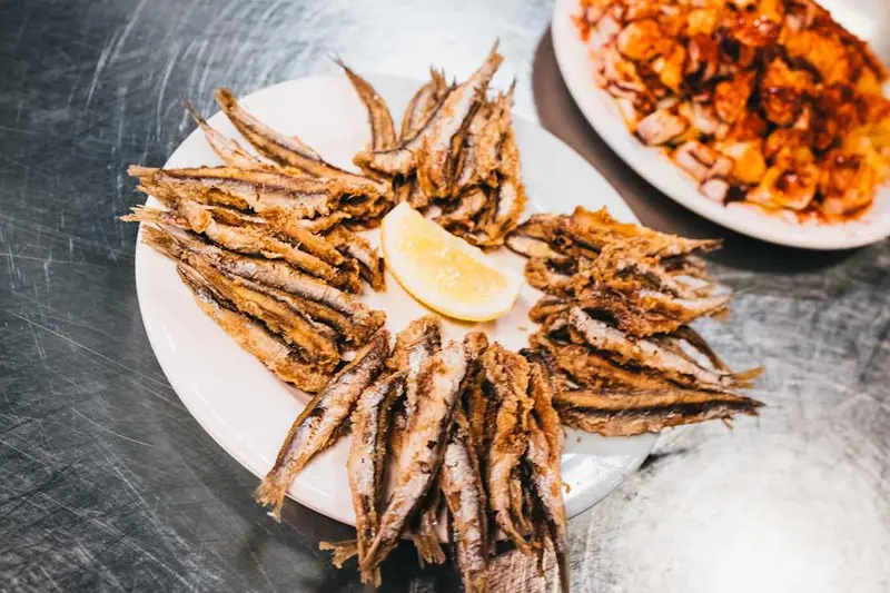 Boquerones fritos