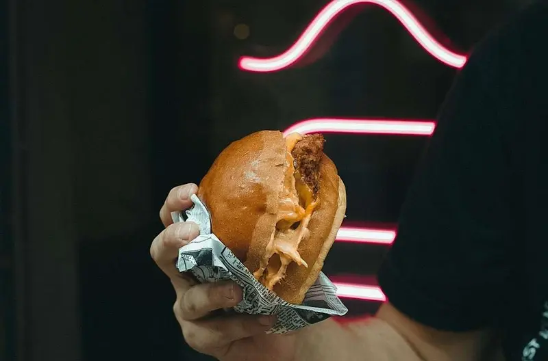 Pink Buda Burger