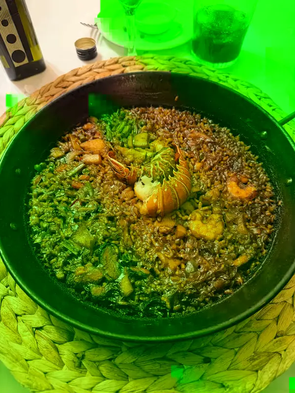 Paella di pesce
