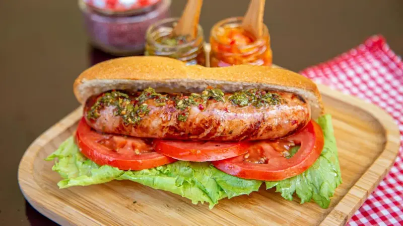 Choripan argentino