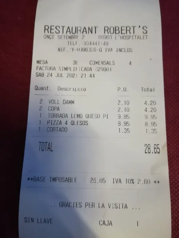 Robert's