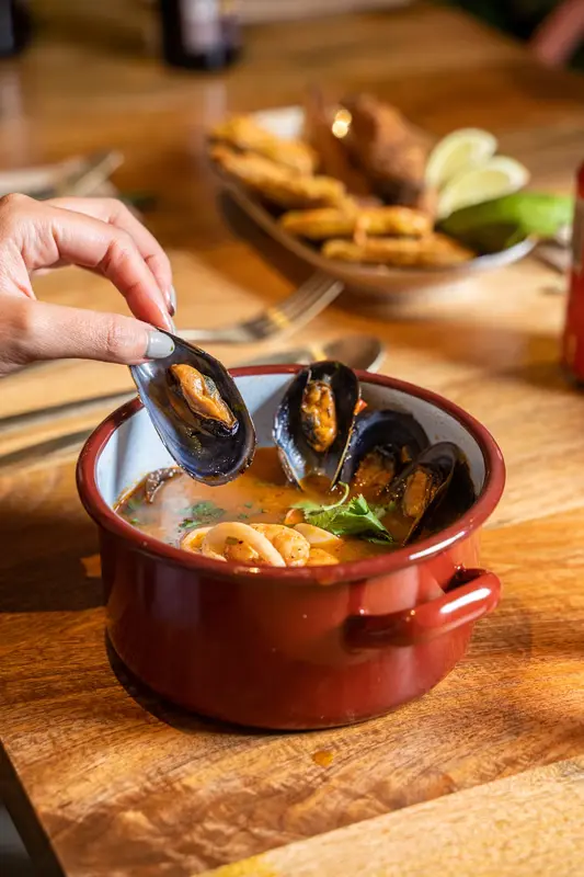 Fósforera de mariscos