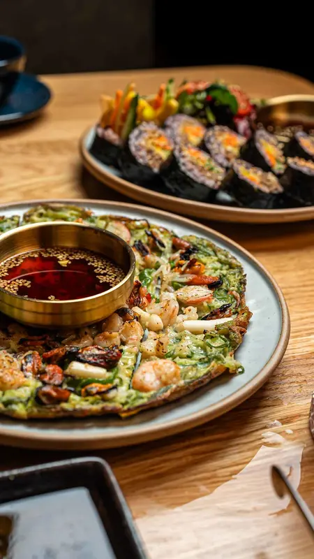 Haemul jeon (pancake de marisco)