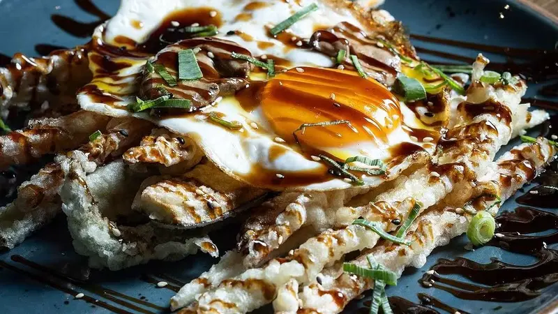 Kakiage foie