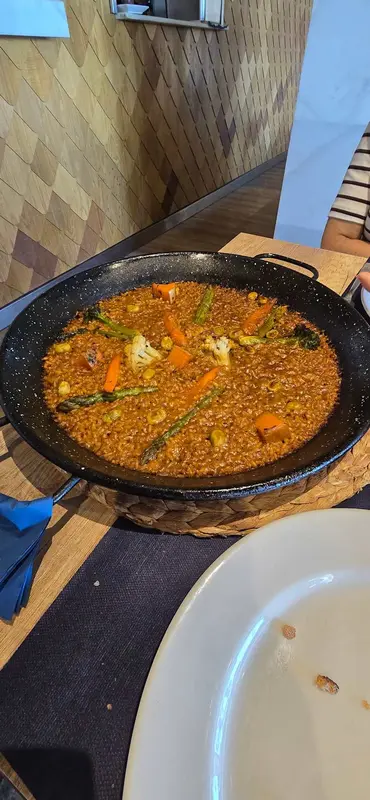 Paella de verduras