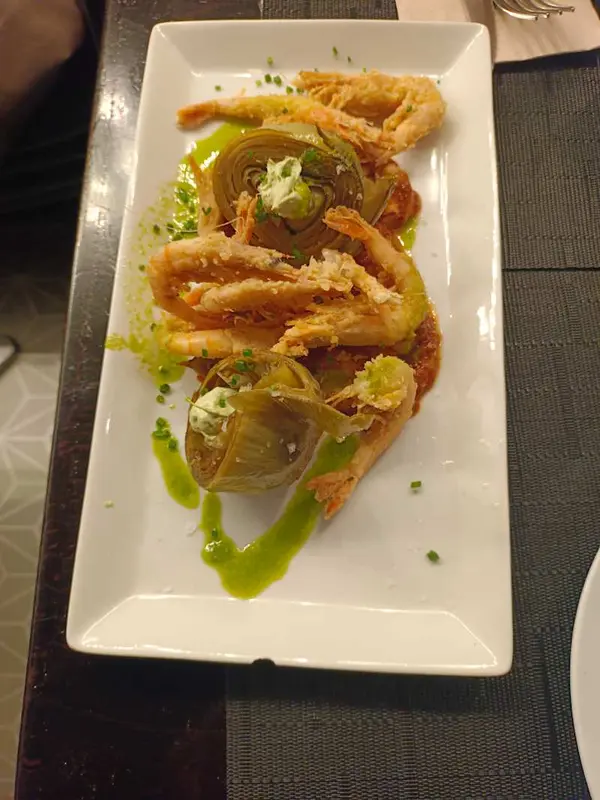 Cigalas frescas rebozadas