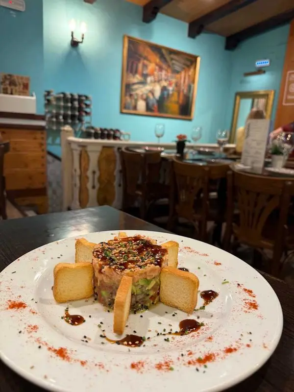 Tartar de salmón